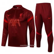 Chandal de Sudadera del Liverpool 2021 2022 Rojo