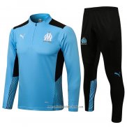 Chandal de Sudadera del Olympique Marsella 2021 2022 Azul