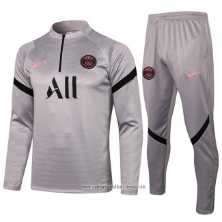 Chandal de Sudadera del Paris Saint-Germain 2021 2022 Gris