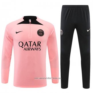 Chandal de Sudadera del Paris Saint-Germain 2022 2023 Rosa