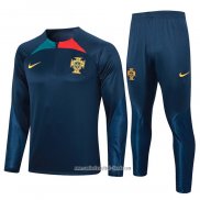 Chandal de Sudadera del Portugal 2023 2024 Azul