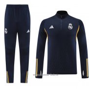 Chandal de Sudadera del Real Madrid 2023 2024 Azul