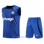 Chandal del Chelsea 2022 Sin Mangas Azul