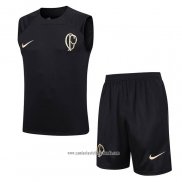 Chandal del Corinthians 2023 2024 Sin Mangas Negro