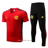 Chandal del Flamengo 2022 2023 Manga Corta Rojo