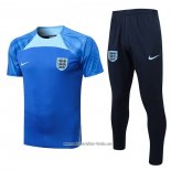 Chandal del Inglaterra 2022 2023 Manga Corta Azul