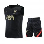 Chandal del Liverpool 2022 2023 Sin Mangas Negro