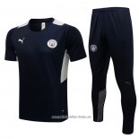 Chandal del Manchester City 2021 2022 Manga Corta Azul