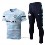 Chandal del Manchester City 2022 Manga Corta Azul