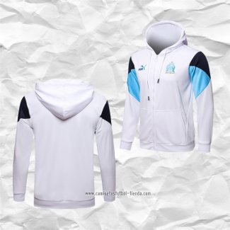 Chaqueta con Capucha del Olympique Marsella 2021 2022 Blanco