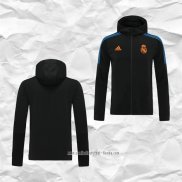 Chaqueta con Capucha del Real Madrid 2021 2022 Negro