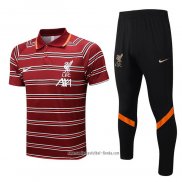 Conjunto Polo del Liverpool 2022 2023 Rojo