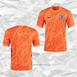 Camiseta Inglaterra Portero 2024 Naranja