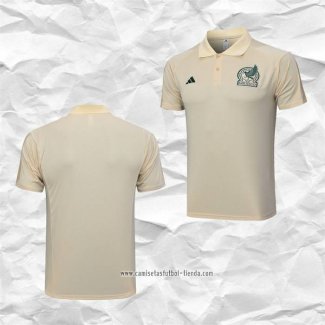 Camiseta Polo del Mexico 2023 2024 Albaricoque