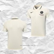 Camiseta Polo del Paris Saint-Germain 2023 2024 Albaricoque