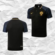 Camiseta Polo del Portugal 2022 2023 Negro