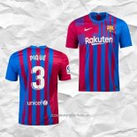 Camiseta Primera Barcelona Jugador Pique 2021 2022