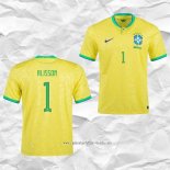 Camiseta Primera Brasil Jugador Alisson 2022