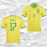 Camiseta Primera Brasil Jugador Bruno G. 2022