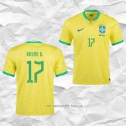 Camiseta Primera Brasil Jugador Bruno G. 2022