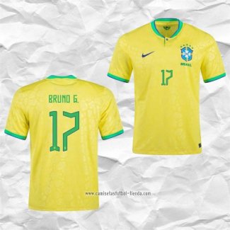 Camiseta Primera Brasil Jugador Bruno G. 2022