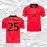 Camiseta Primera Corea del Sur Jugador Woo-Yeong Jeong 2022