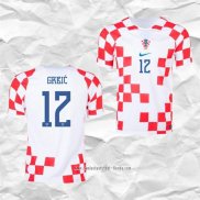 Camiseta Primera Croacia Jugador Grbic 2022