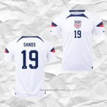 Camiseta Primera Estados Unidos Jugador Sands 2022