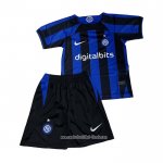 Camiseta Primera Inter Milan 2022 2023 Nino