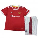 Camiseta Primera Manchester United 2021 2022 Nino