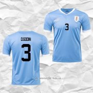 Camiseta Primera Uruguay Jugador D.Godin 2022