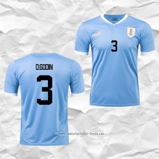 Camiseta Primera Uruguay Jugador D.Godin 2022