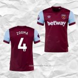 Camiseta Primera West Ham Jugador Zouma 2023 2024