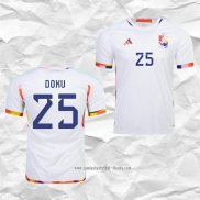 Camiseta Segunda Belgica Jugador Doku 2022