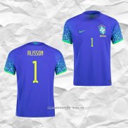 Camiseta Segunda Brasil Jugador Alisson 2022