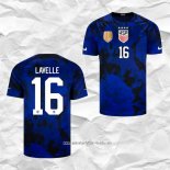 Camiseta Segunda Estados Unidos Jugador Lavelle 2022
