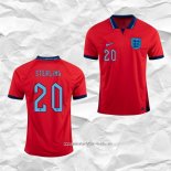 Camiseta Segunda Inglaterra Jugador Sterling 2022