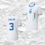 Camiseta Segunda Italia Jugador Chiellini 2022