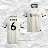 Camiseta Segunda Liverpool Jugador Thiago 2021 2022