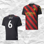 Camiseta Segunda Manchester City Jugador Ake 2022 2023