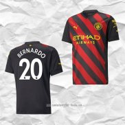Camiseta Segunda Manchester City Jugador Bernardo 2022 2023