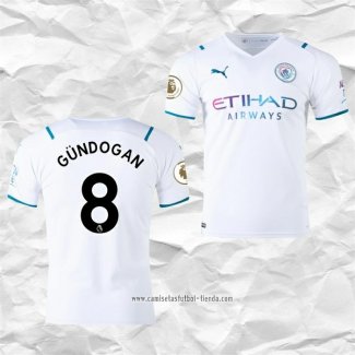 Camiseta Segunda Manchester City Jugador Gundogan 2021 2022