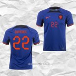 Camiseta Segunda Paises Bajos Jugador Dumfries 2022
