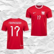 Camiseta Segunda Polonia Jugador Frankowski 2022