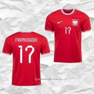 Camiseta Segunda Polonia Jugador Frankowski 2022