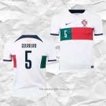 Camiseta Segunda Portugal Jugador Guerreiro 2022