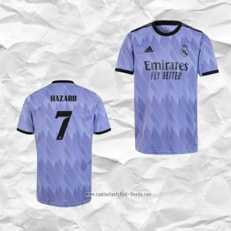 Camiseta Segunda Real Madrid Jugador Hazard 2022 2023