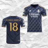 Camiseta Segunda Real Madrid Jugador Tchouameni 2023 2024