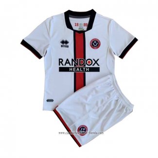 Camiseta Segunda Sheffield United 2022 2023 Nino