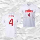 Camiseta Segunda Suiza Jugador Elvedi 2022